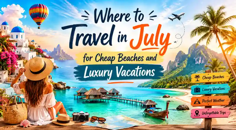 Where to Travel in July for Cheap Beaches and Luxury Vacations