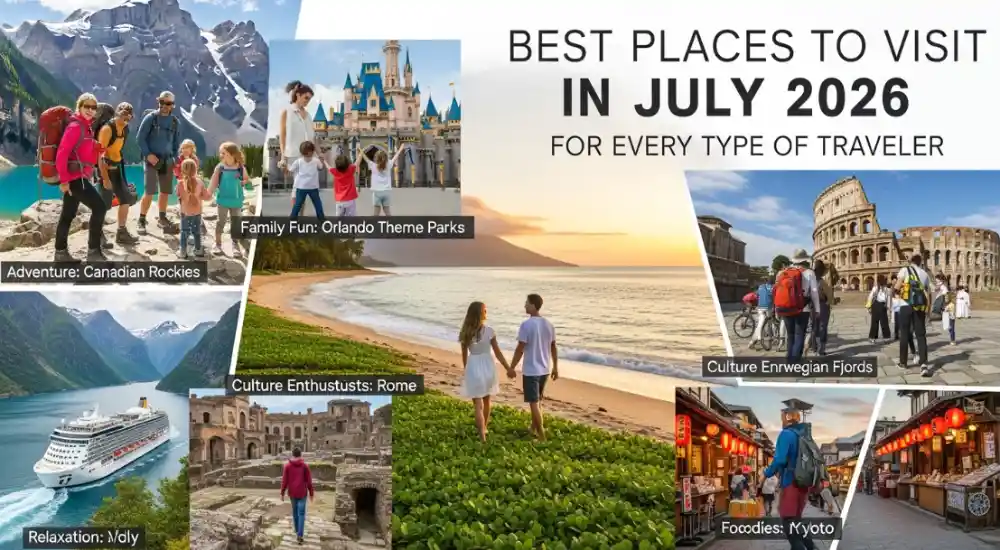 20 Best Places to Visit in July 2026 for Every Type of Traveler