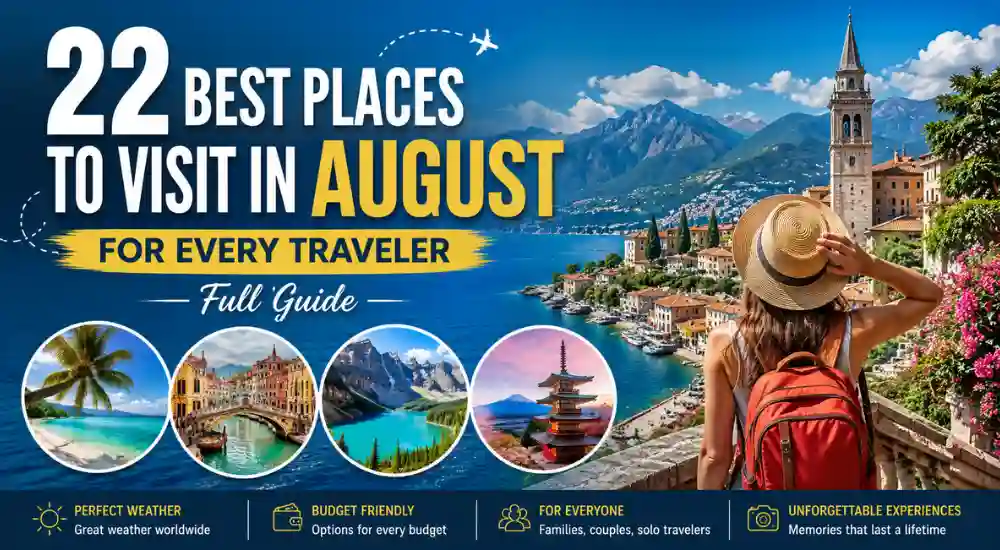 22 Best Places to Visit in August for Every Traveler Full Guide