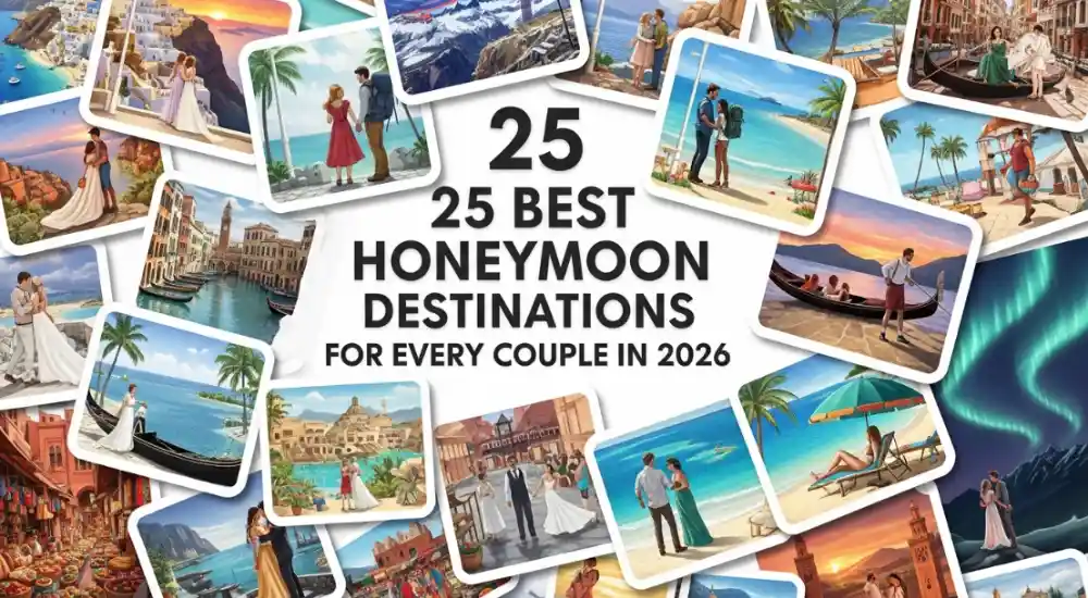 25 Best Honeymoon Destinations for Every Couple in 2026