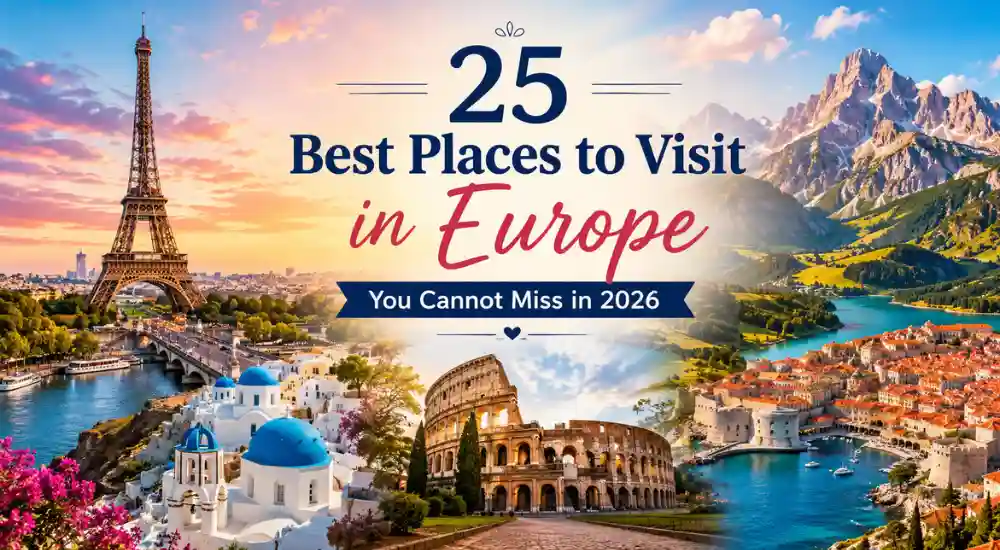 25 Best Places to Visit in Europe You Cannot Miss in 2026