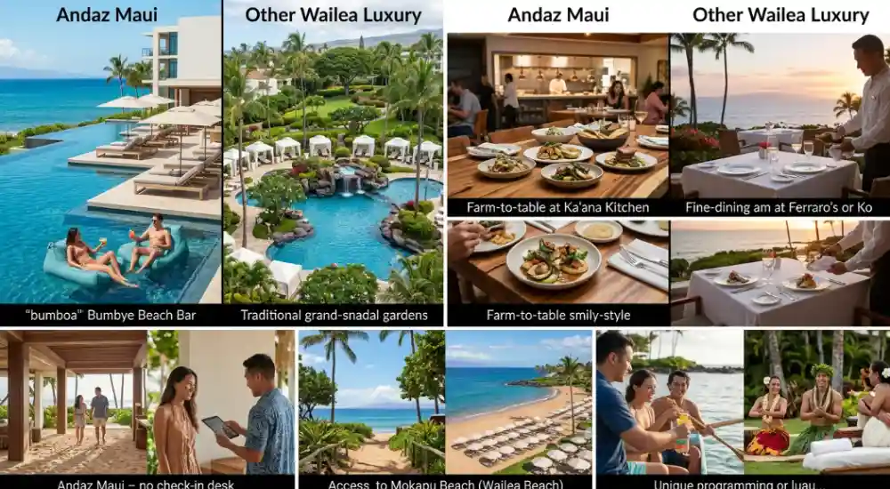 Andaz Maui vs Other Wailea Luxury Resorts