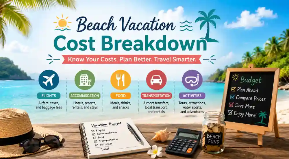 Beach Vacation Cost Breakdown
