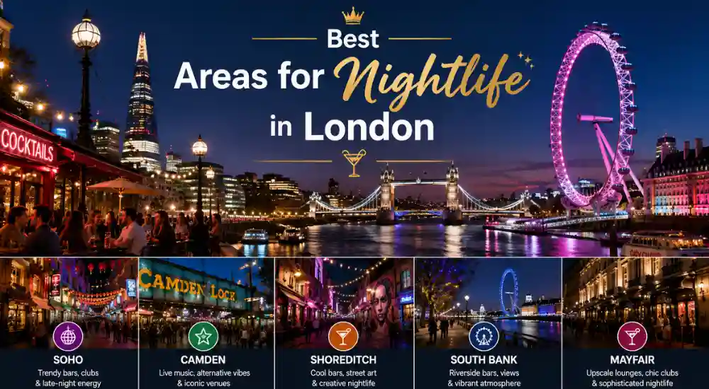 Best Areas for Nightlife in London