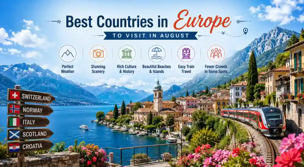 Best Countries in Europe to Visit in August