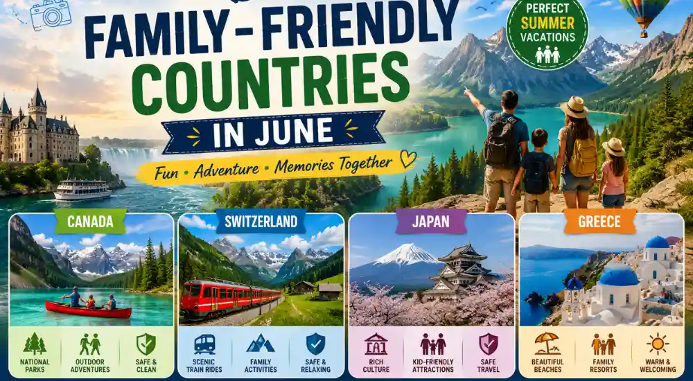 Best Family-Friendly Countries in June