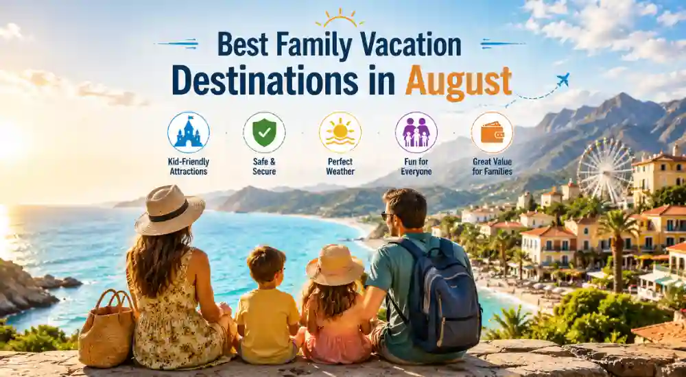 Best Family Vacation Destinations in August