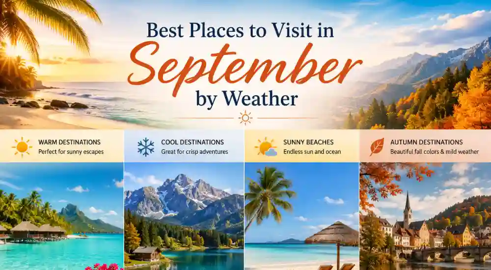 Best Places to Visit in September by Weather