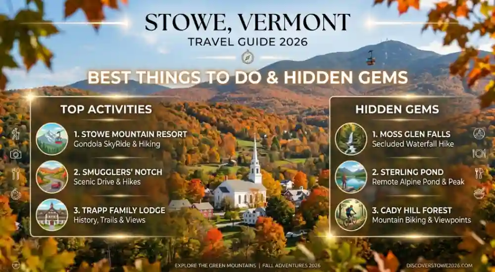 Best Things to Do in Stowe VT & Hidden Gems Travel Guide 2026