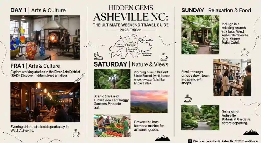 Best Weekend in Asheville NC Hidden Gems Travel Guide 2026