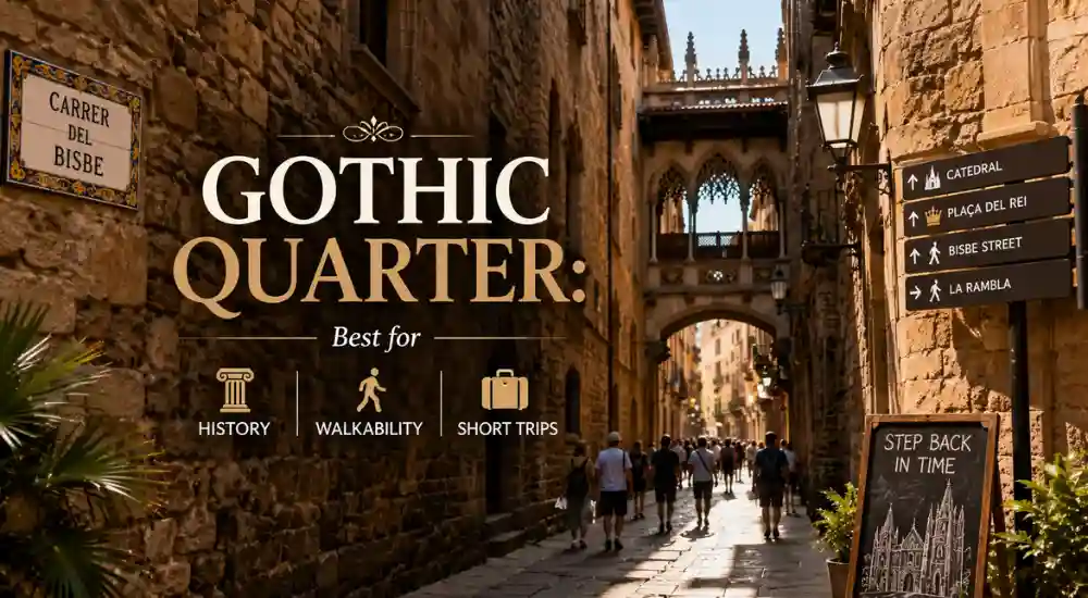 Gothic Quarter_ Best for History Walkability and Short Trips