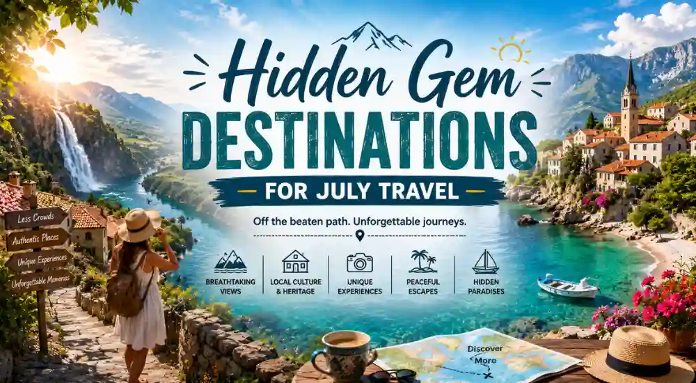Hidden Gem Destinations for July Travel