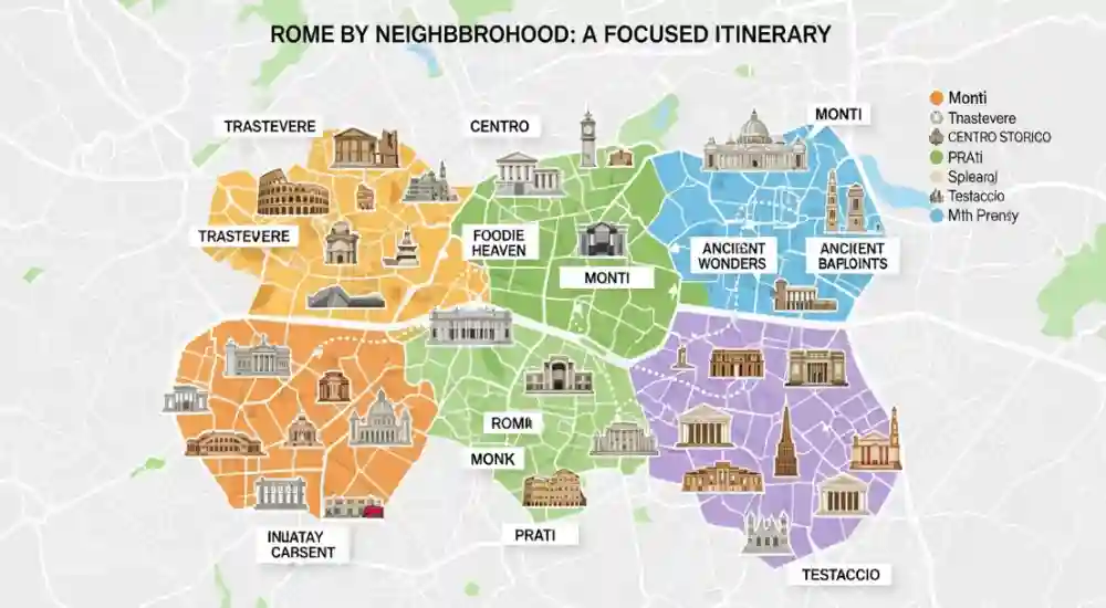 How to Plan Rome by Neighborhood Instead of Zigzagging Across the City