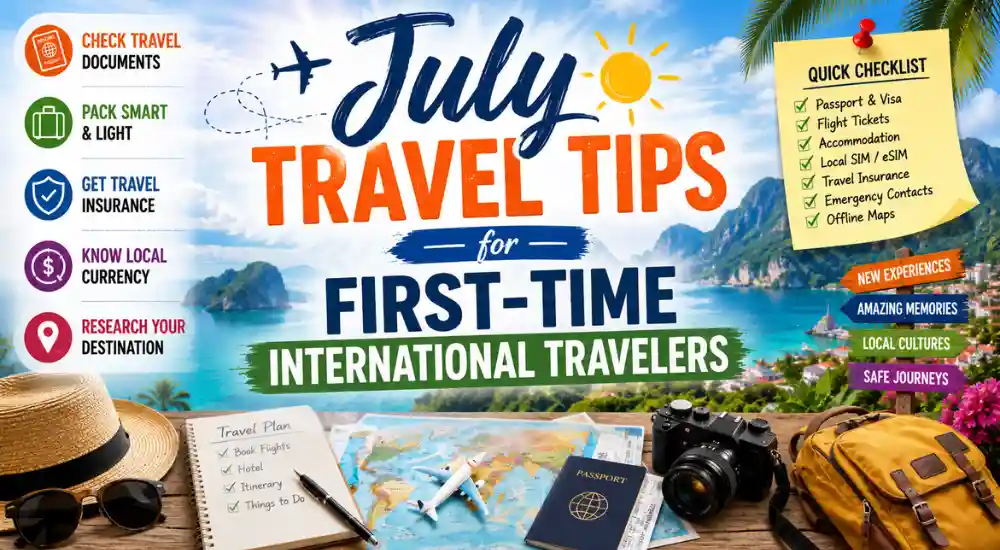 July Travel Tips for First-Time International Travelers