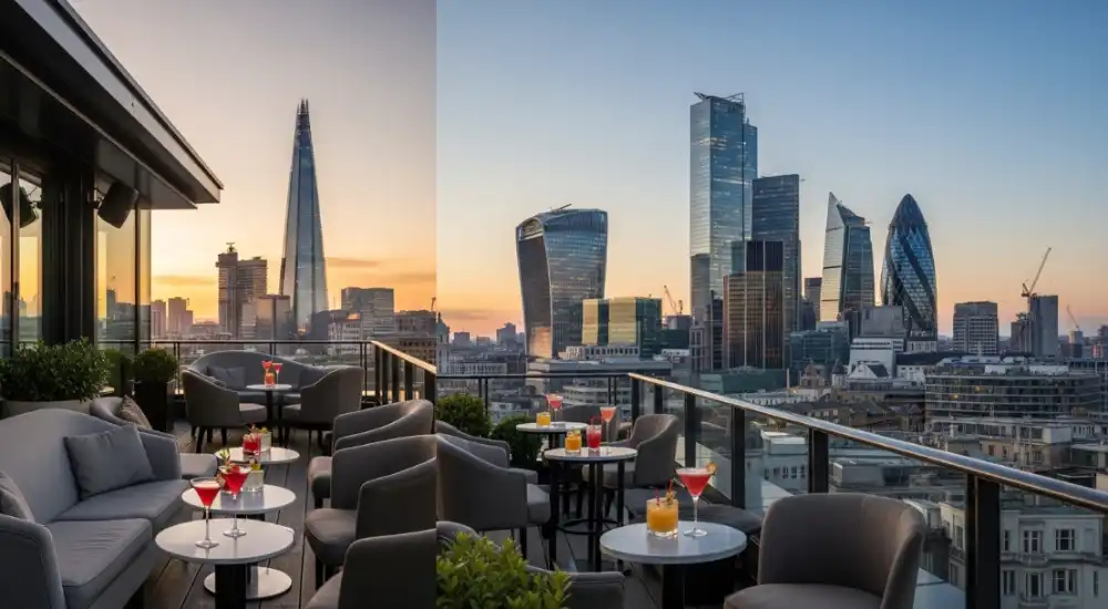 Rooftop Bars in London by Experience Type
