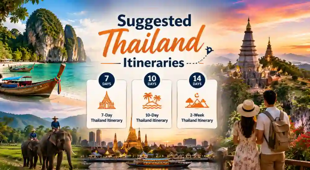 Suggested Thailand Itineraries
