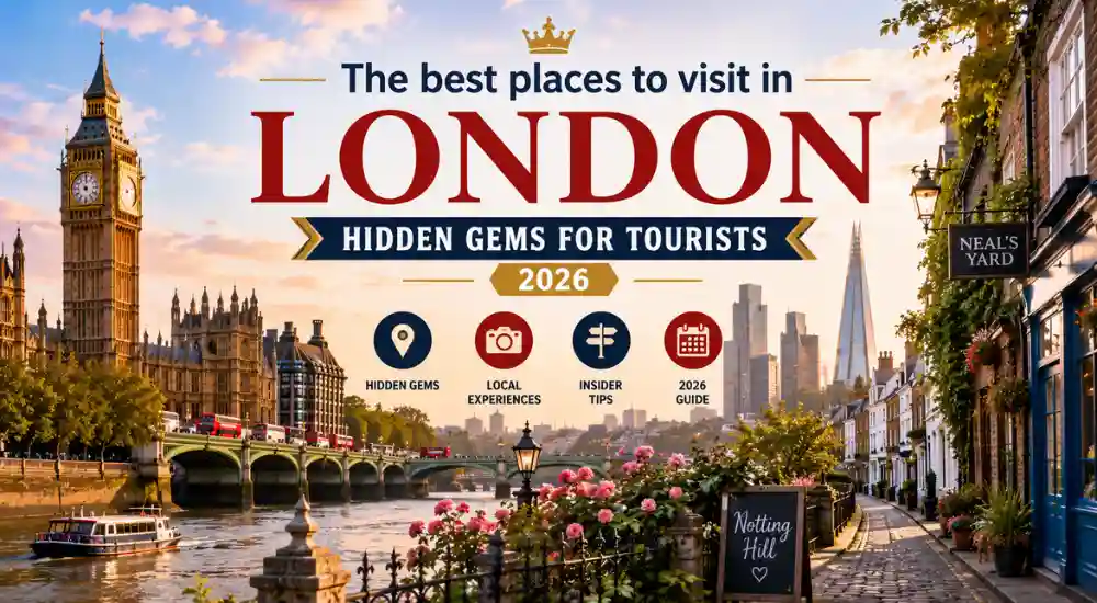The best places to visit in london Hidden Gems for Tourists 2026