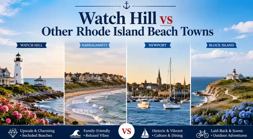 Watch Hill vs Other Rhode Island Beach Towns