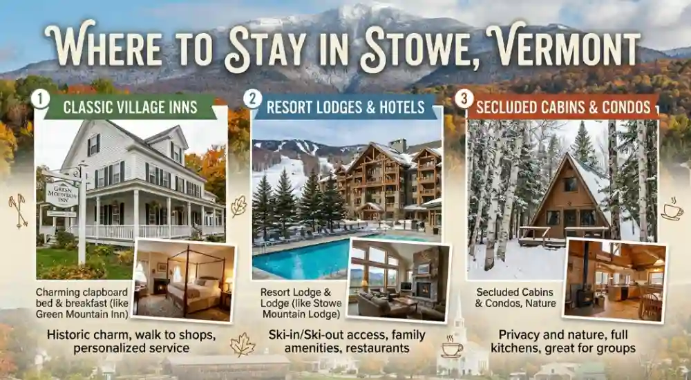 Where to Stay in Stowe, Vermont