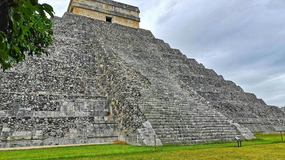Ancient Mayan stone ruins at Chichen Itza, Yucatan, a popular day trip from Merida
