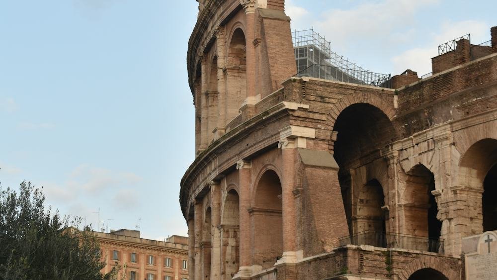 The ancient Colosseum in Rome, one of Italy's most iconic historic landmarks