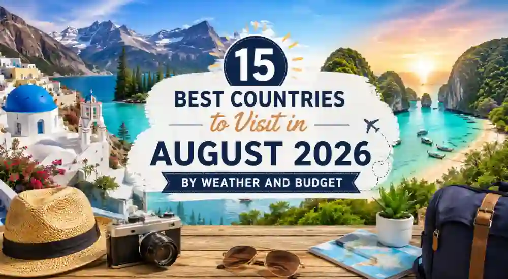 15 Best Countries to Visit in August 2026 by Weather and Budget