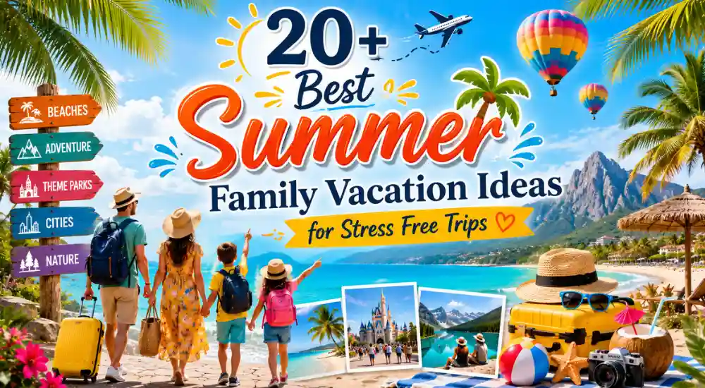 20+ Best Summer Family Vacation Ideas for Stress Free Trips