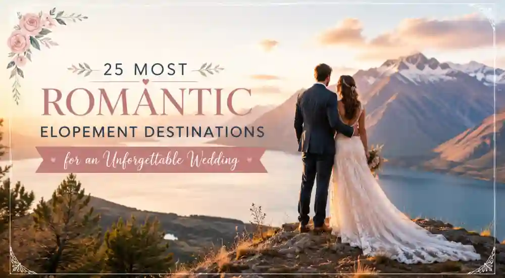 25 Most Romantic Elopement Destinations for an Unforgettable Wedding