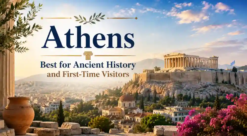 Athens – Best for Ancient History and First-Time Visitors