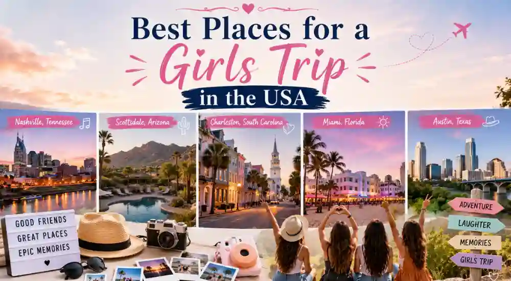 Best Places for a Girls Trip in the USA
