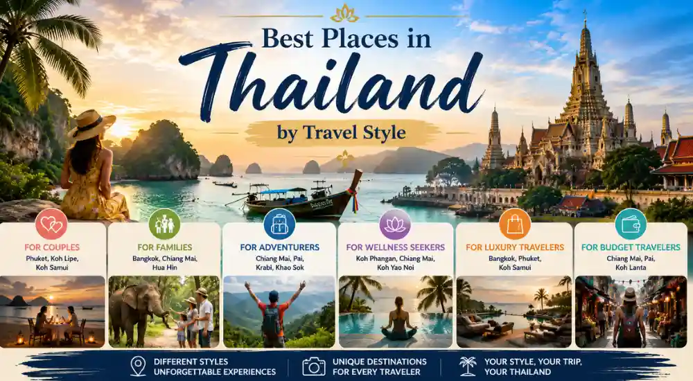 Best Places in Thailand by Travel Style