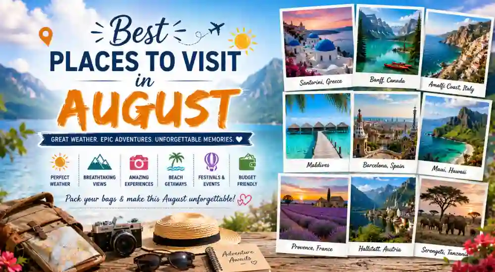 Best Places to Visit in August