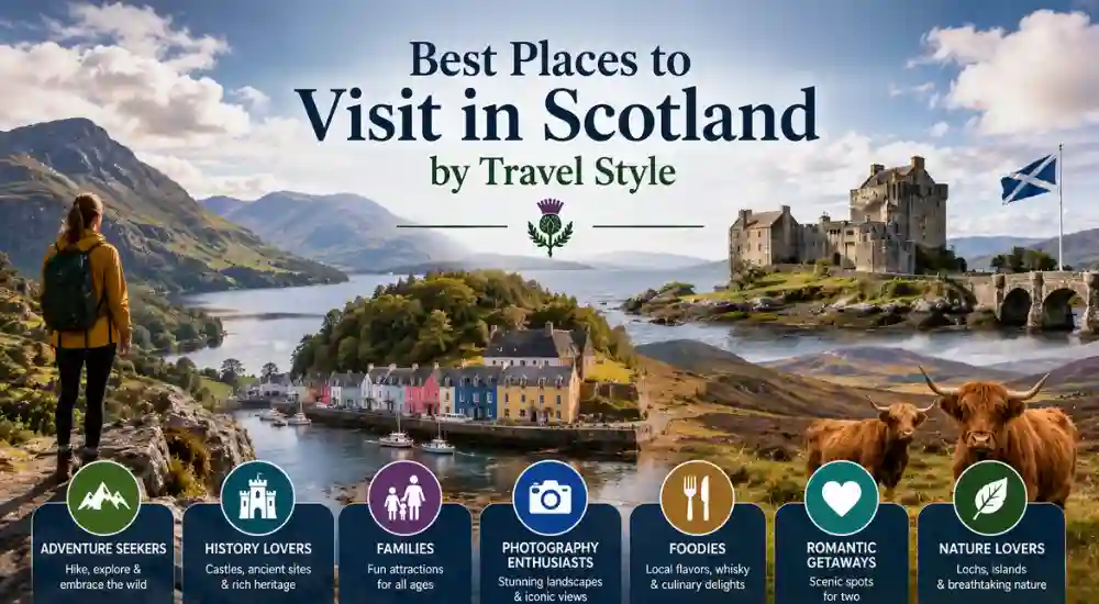 Best Places to Visit in Scotland by Travel Style