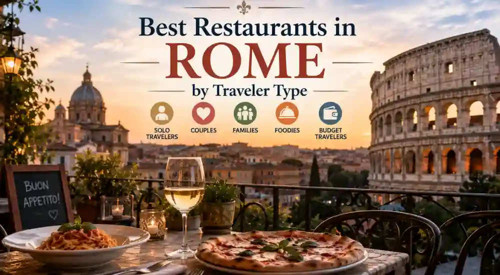 Best Restaurants in Rome by Traveler Type