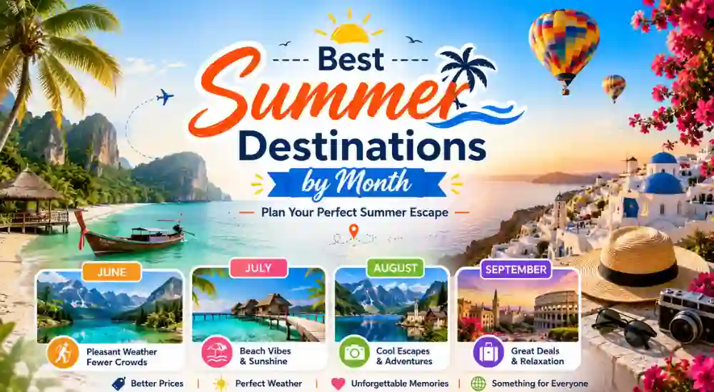 Best Summer Destinations by Month