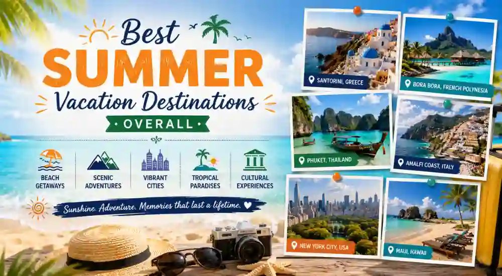 Best Summer Vacation Destinations Overall