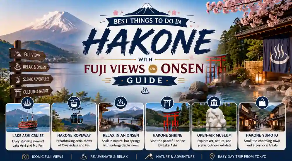 Best Things to Do in Hakone with Fuji Views and Onsen Guide