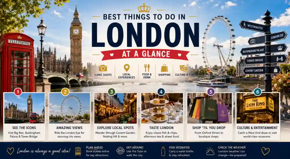 Best Things to Do in London at a Glance