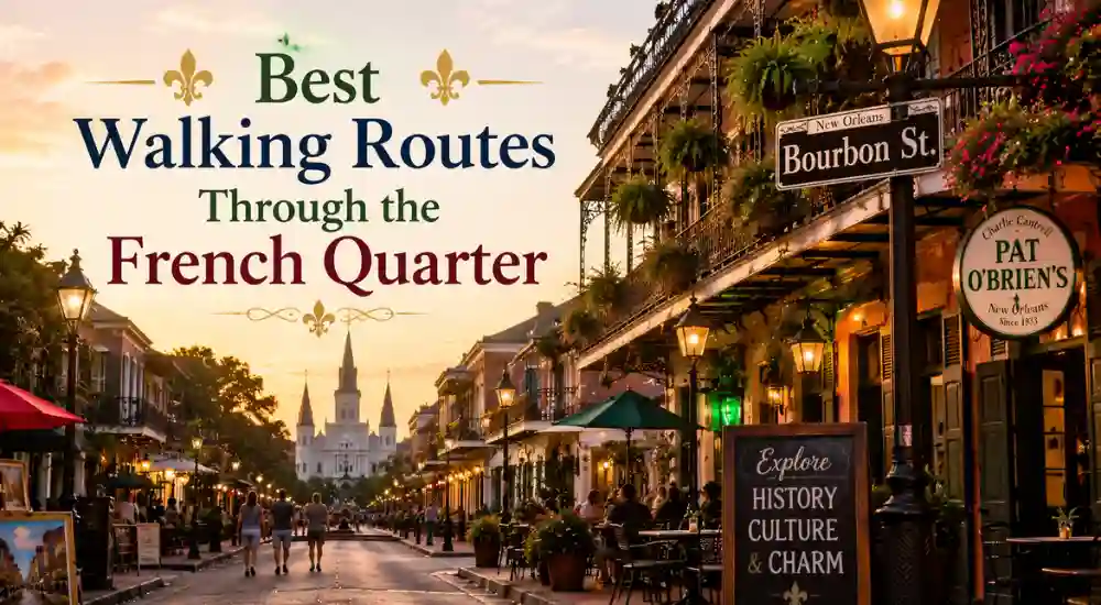Best Walking Routes Through the French Quarter