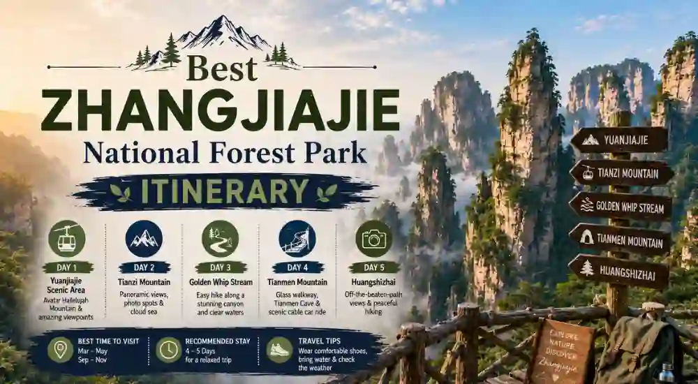 Best Zhangjiajie National Forest Park Itinerary