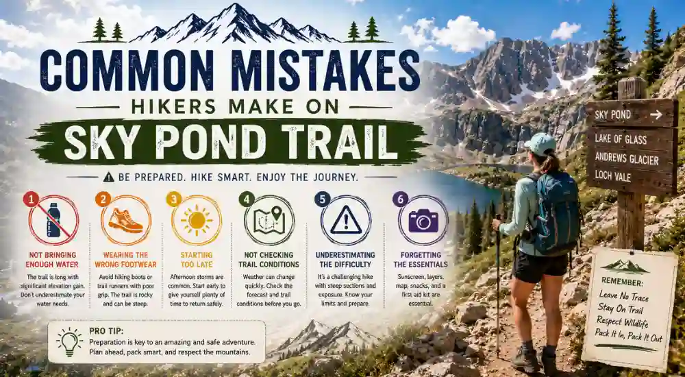 Common Mistakes Hikers Make on Sky Pond Trail
