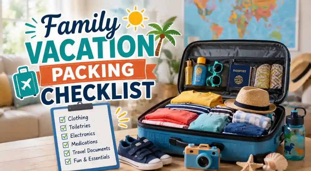 Family Vacation Packing Checklist