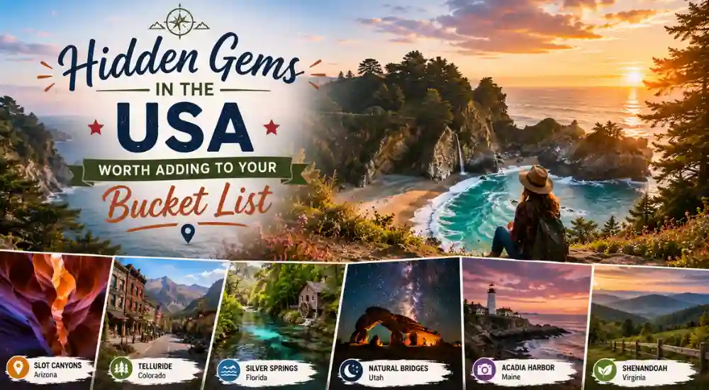 Hidden Gems in the USA Worth Adding to Your Bucket List