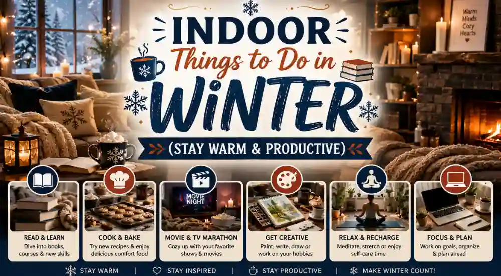 Indoor Things to Do in Winter (Stay Warm & Productive)