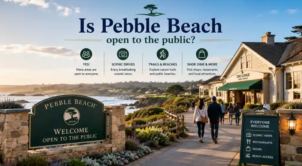 Is Pebble Beach open to the public