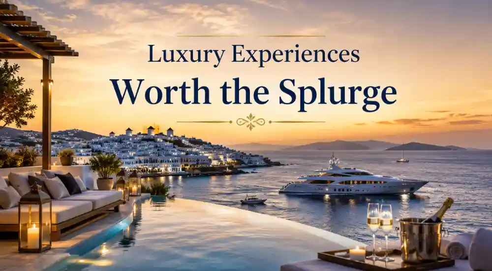 Luxury Experiences Worth the Splurge