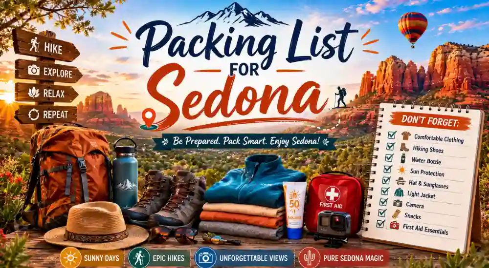 Packing List for Sedona