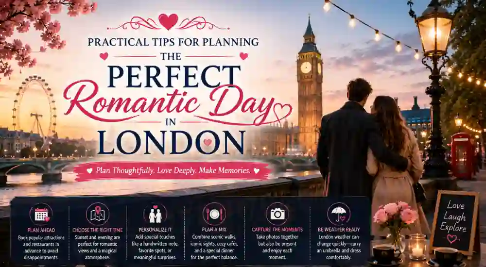 Practical Tips for Planning the Perfect Romantic Day in London