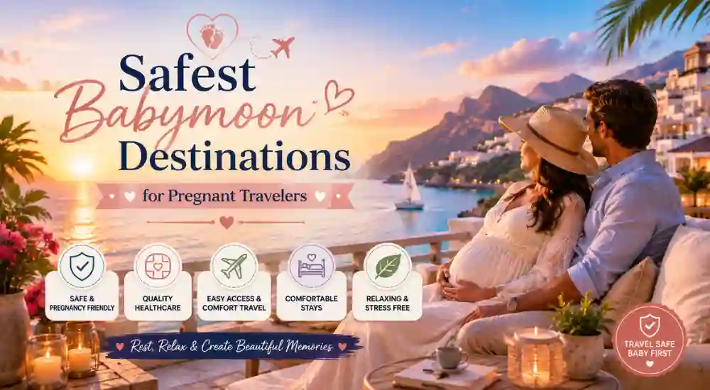 Safest Babymoon Destinations for Pregnant Travelers