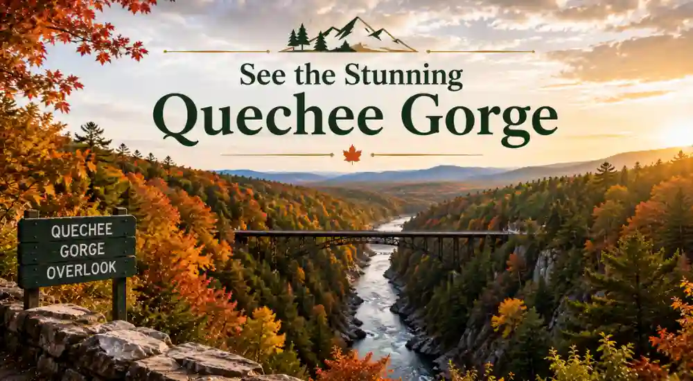 See the Stunning Quechee Gorge